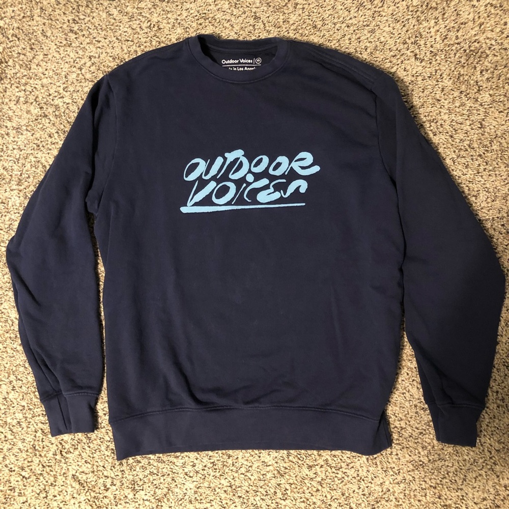 OV Unisex Navy Crewneck Sweatshirt